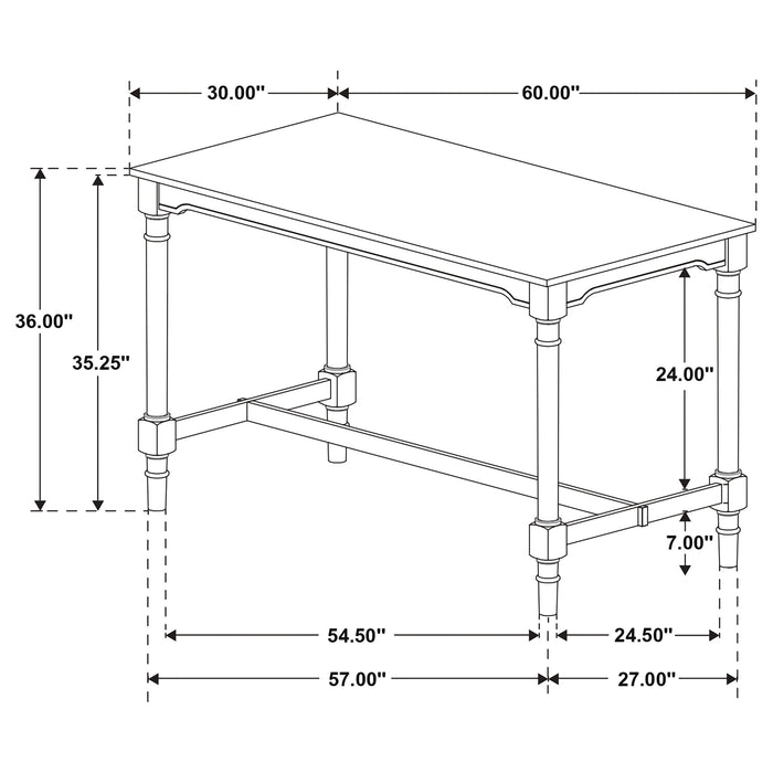 Martina 5 Pc Counter Height Dining Set