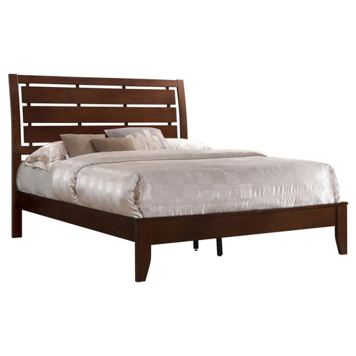 Serenity California King Panel Bed Rich Merlot image