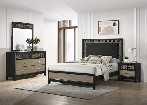 Valencia Bedroom Set Light Brown and Black image