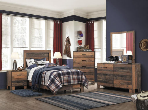 Sidney 4-piece Twin Panel Bedroom Set Rustic Pine image