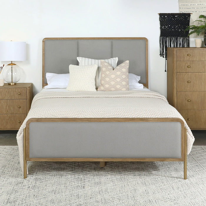 Arini Upholstered Panel Bed