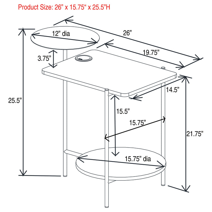 Ottilie End & Side Table