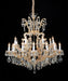 Lighting La Scala 25 Light Chandelier in Cognac and Gold image