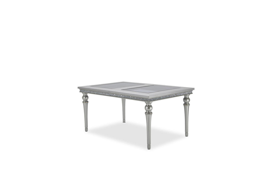 Melrose Plaza Leg Dining Table in Dove 9019000-118