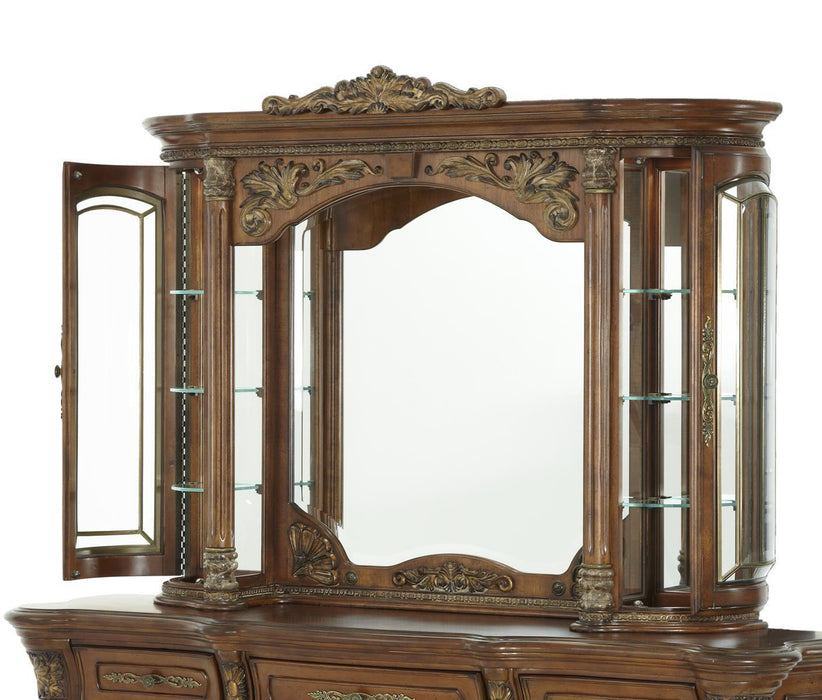 Villa Valencia Mirror with Lighting Box in Chestnut