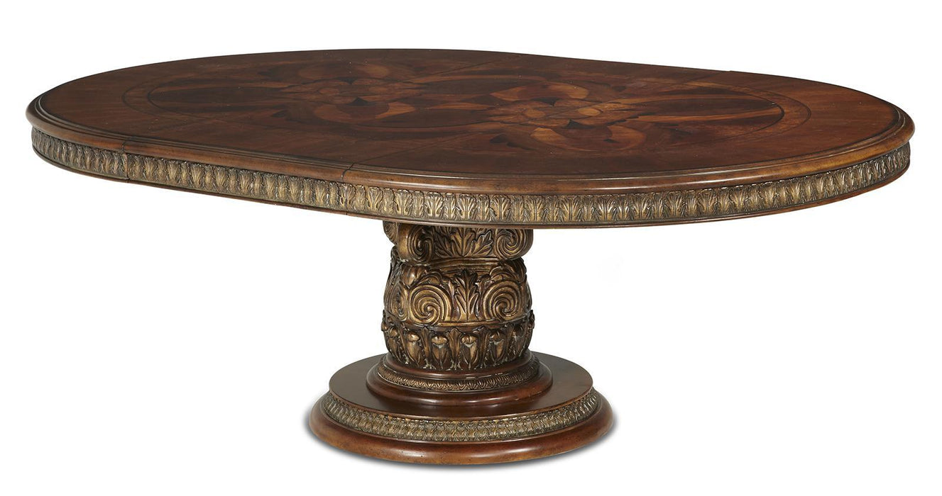 Villa Valencia Round Dining Table in Classic Chestnut 72001-55