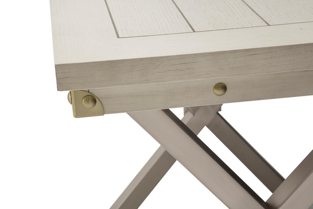 Menlo Station End Table in DoveGray