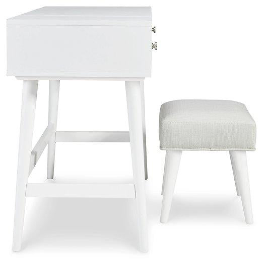 Thadamere Vanity with Stool