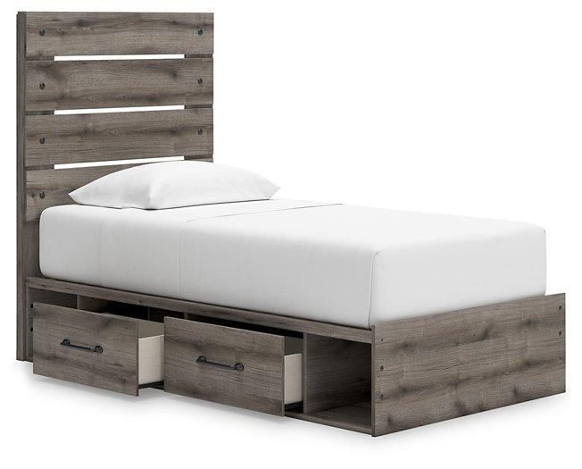 Graystorm Bed with Storage