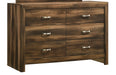 Yasmine Brown Modern Style Dresser in Espresso finish Wood image