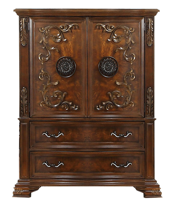 Santa Monica Traditional Style Chest in Cherry finish Wood image