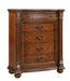 Viviana Traditional Style Chest in Caramel finish Wood image