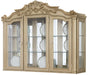 Miranda Transitional Style Dining Hutch in Gold finish Wood image