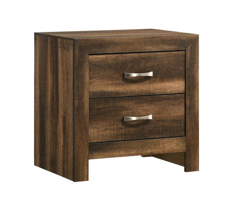 Yasmine Brown Modern Style Nightstand in Espresso finish Wood image