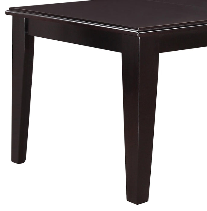 Era Transitional Style Dining Table in Espresso finish Wood