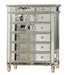 Brooklyn Contemporary Style Chest in Silver finish Wood image