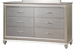 Alia Modern Style Dresser in Silver finish Wood image