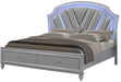 Galaxy Home Amber King Storage Bed in Silver GHF-808857661128 image