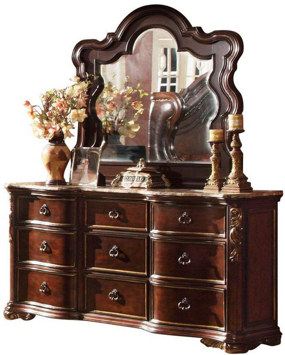 Galaxy Home Bella 9 Drawer Dresser in Dark Walnut GHF-808857794925 image