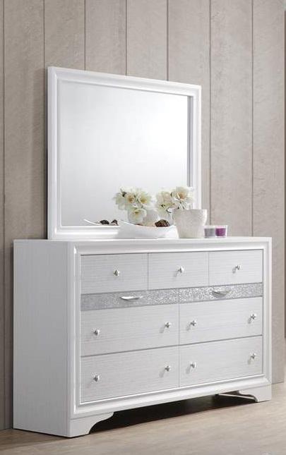 Galaxy Home Matrix 9 Drawer Dresser in White GHF-808857710864 image