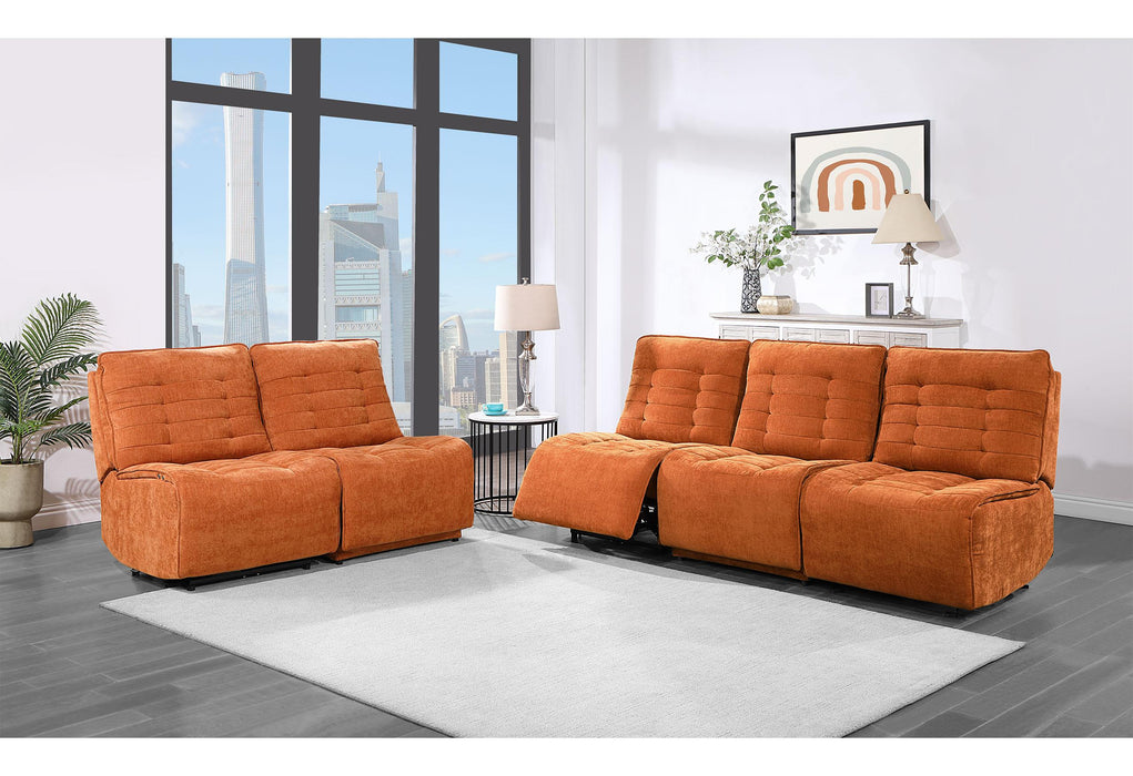 BUILD IT YOUR WAY U6066 RUST 3 POWER SOFA image