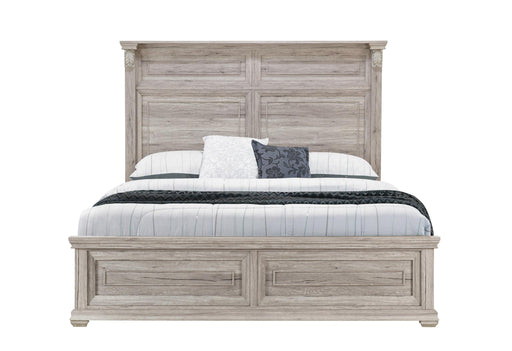 TATUM NATURAL QUEEN BED WITHOUT STORAGE image