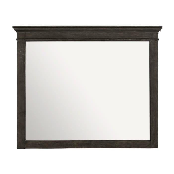 Blaire Farm Mirror in Saddle Brown Wood 1675-6 image