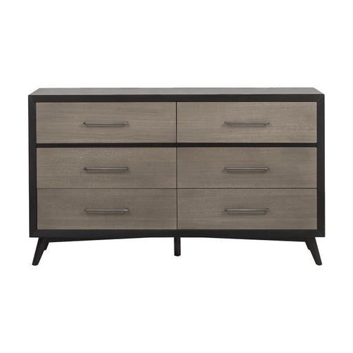 Raku 6 Drawer Dresser in Gray 1711-5 image