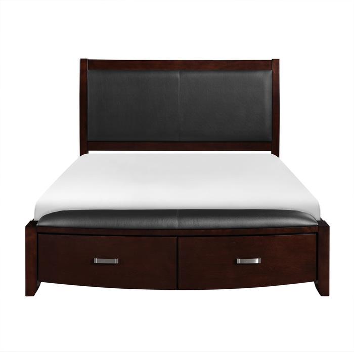 Lyric King Sleigh Storage Bed in Dark Espresso 1737KNC-1EK image