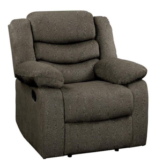 Discus Double Reclining Chair in Brown 9526BR-1