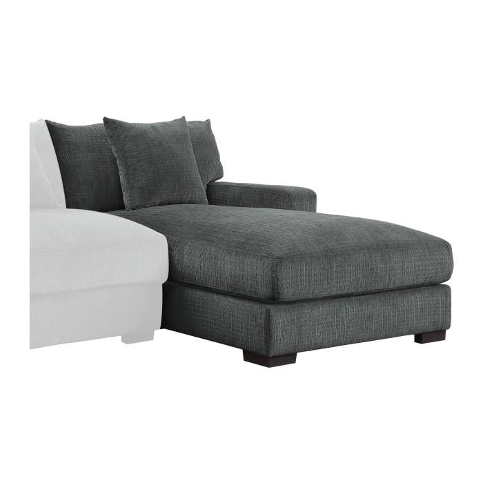 Worchester Right Side Chaise in Gray 9857DG-RC image