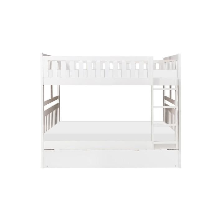 Galen Full/Full Bunk Bed w/ Twin Trundle in White B2053FFW-1*R image