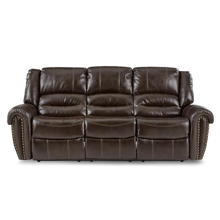 Center Hill Double Reclining Sofa in Dark Brown 9668BRW-3 image