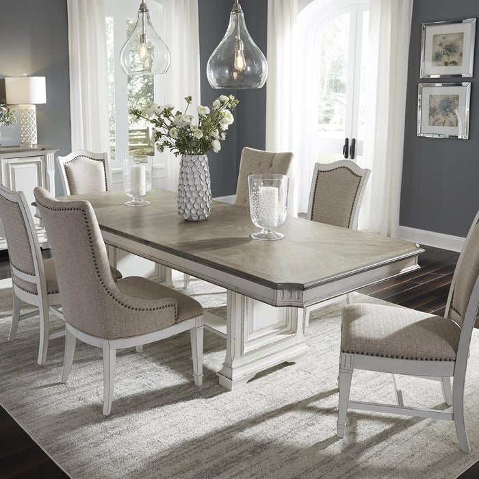 Abbey Park 7 Piece Trestle Table Set image